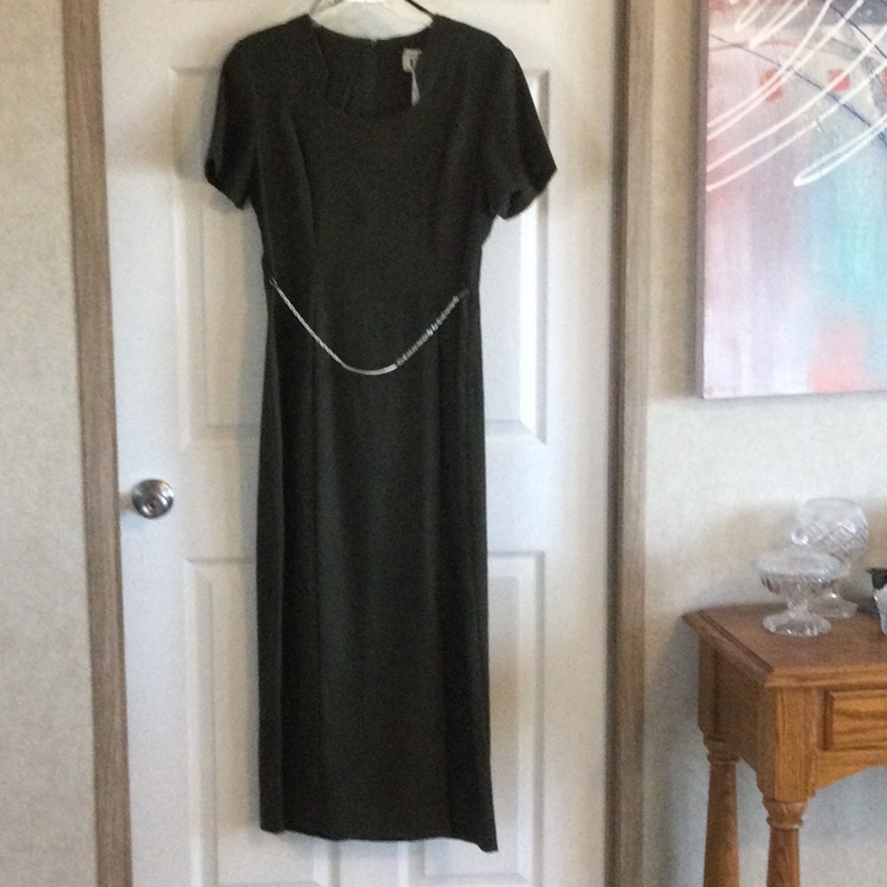 Vintage DBY Olive Green MIDI Dress
